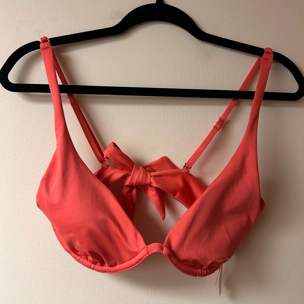 Victoria Secret Coral Bikini Top